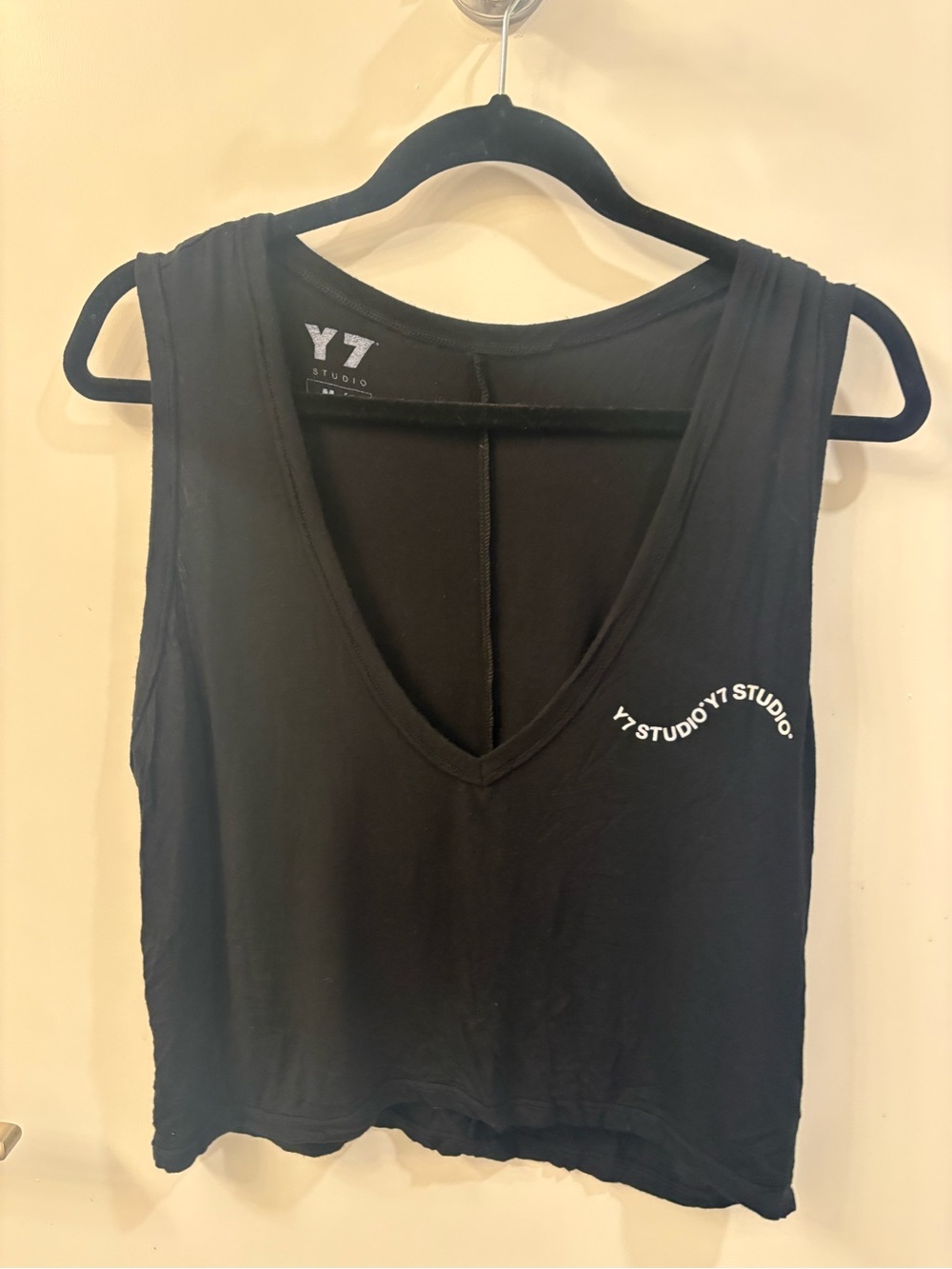 Y7 Studios Cropped Tank Top M/L NWOT